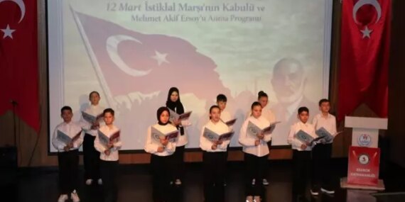 Asarcık'ta İstiklal Marşı Töreni - Son Dakika