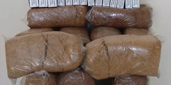 Bafra'da Kaçak Tütün ve Makaron Ele Geçirildi