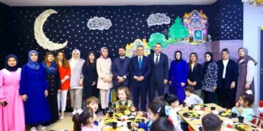 Canik'te minikler, tekne oruçlarını Başkan Kurnaz ile birlikte açtı