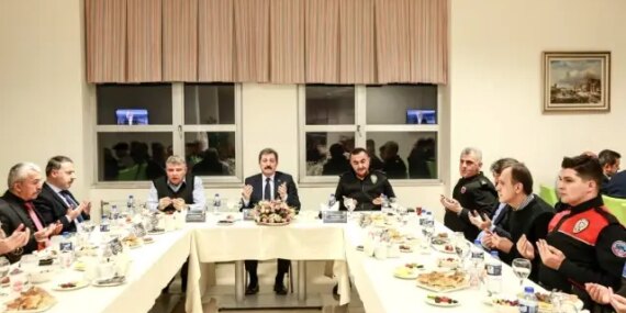 Emniyet teşkilatı iftarda buluştu: 'Samsun'un huzuru için 7/24 görev başındayız'