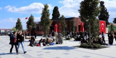 Samsun'da Açık Havada Kitap Okuma Etkinliği