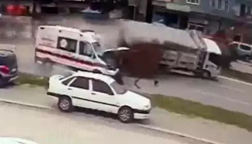 Samsun'da Feci Ambulans Kazası - Son Dakika