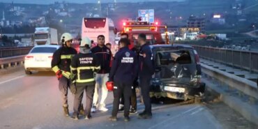 Samsun'da Freni Boşalan TIR Zincirleme Kazaya Neden Oldu