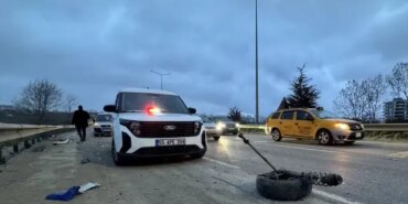 Samsun'da Freni Boşalan Tır Kazası