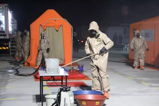 Samsun'da KBRN Tatbikatı Gerçekleştirildi - Son Dakika