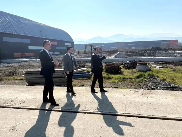 Samsun'da Lojistik ve Sanayi Yatırımları İncelendi