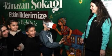 Samsun'da Ramazan Sokağı'nda Bilim Atölyeleri