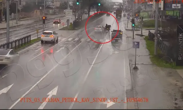 Samsun'da Şubat'taki Trafik Kazaları Görüntülendi