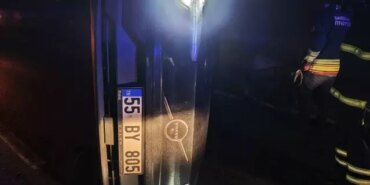 Samsun'da Takla Atan Araçta İki Yaralı