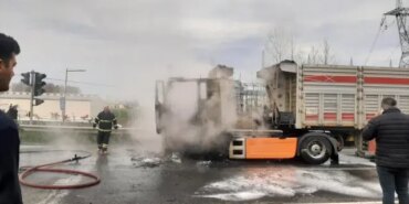 Samsun'da Tırda Yangın Çıktı - Son Dakika