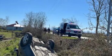 Samsun'da Trafik Kazası: Sürücü Yaralandı