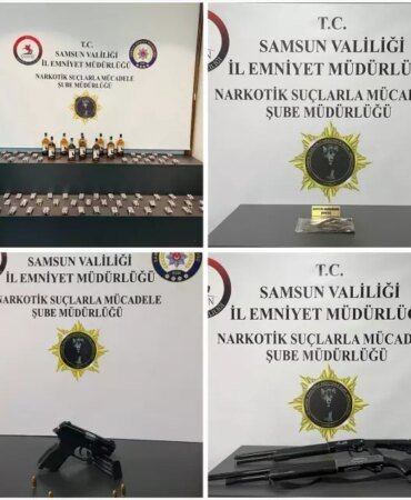 Samsun'da Uyuşturucu Operasyonu: 10 Gözaltı