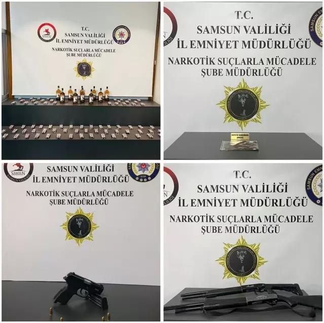 Samsun'da Uyuşturucu Operasyonu: 10 Gözaltı