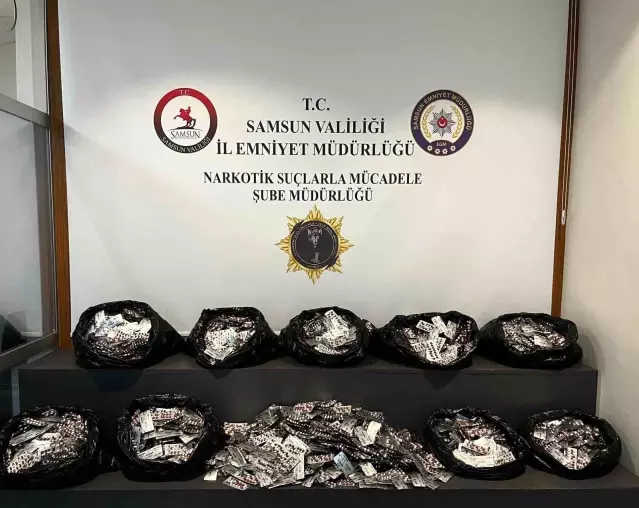 Samsun'da Uyuşturucu Operasyonu: 52 Bin Hap Ele Geçirildi