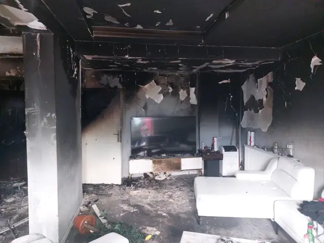 Samsun'da Yangın: Komşusuna Kızan Kişi Evini Ateşe Verdi