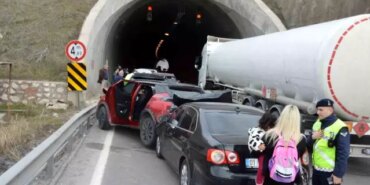 Samsun'da Zincirleme Kaza: 1 Yaralı