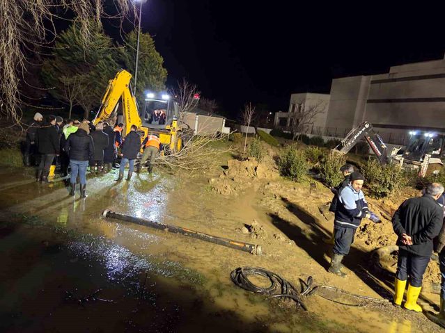 Samsun'da içme suyu ana isale hattı patladı: 'Su kesintisi yaşanacak'