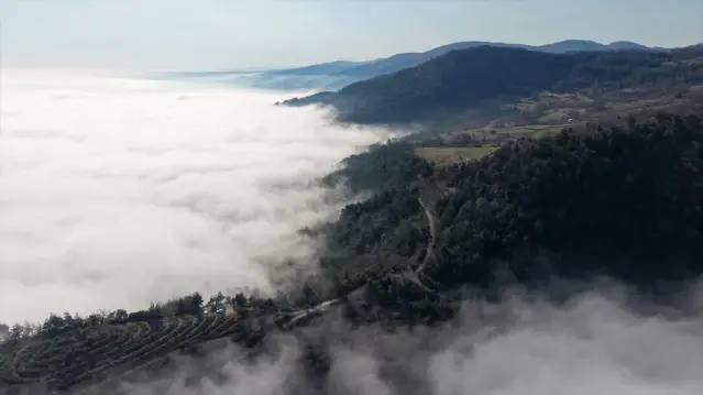 Yakakent'te Sis Manzarası