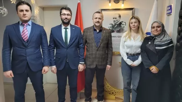 Yeşilay'dan AA'ya Ziyaret - Son Dakika