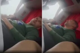 Yolcu otobüsünde mide bulandıran görüntü