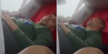 Yolcu otobüsünde mide bulandıran görüntü