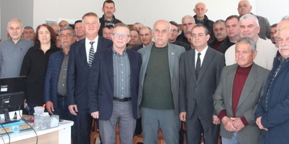 Bafra Tahıl Üreticileri Birliği Başkanlığına yeniden Hasan Toker seçildi