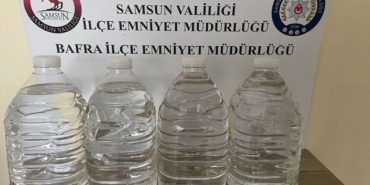 Bafra'da Kaçakçılık Operasyonu: 20 Litre Etil Alkol Ele Geçirildi