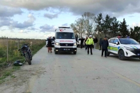 Bafra'da Motosiklet Kazası: 1 Yaralı