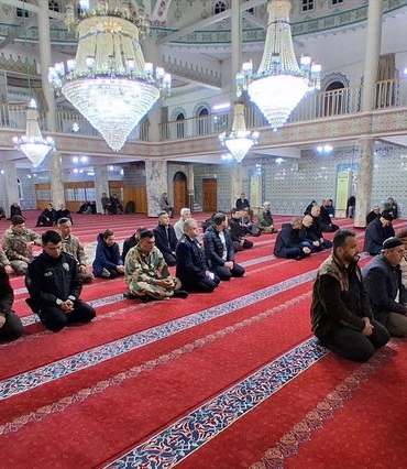 Havza'da şehit polisler için mevlit okutuldu