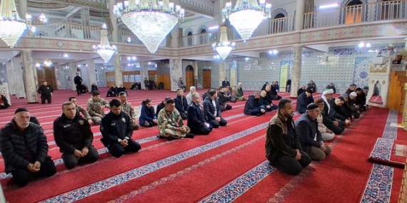 Havza'da şehit polisler için mevlit okutuldu