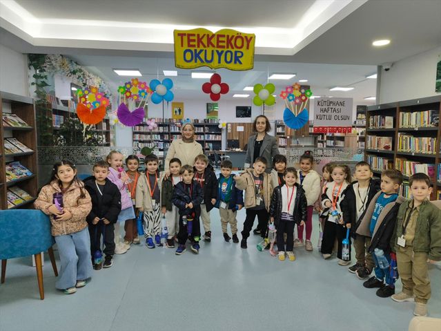 Kütüphane Haftası Etkinliği Tekkeköy'de - Son Dakika