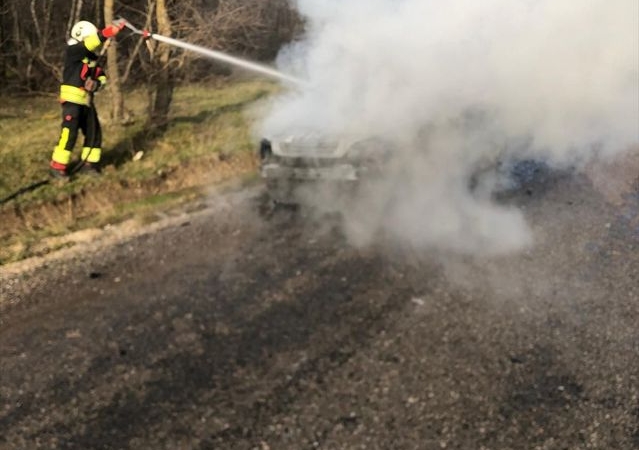 Ladik'te Otomobilde Yangın Çıktı - Son Dakika
