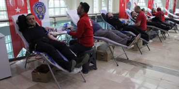 Polis Haftası'nda Kan Bağışı Dayanışması
