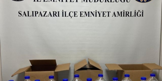 Samsun'da 60 Litre Etil Alkol Ele Geçirildi