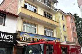 Samsun'da Apartmanda Yangın - Son Dakika