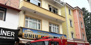 Samsun'da Apartmanda Yangın - Son Dakika