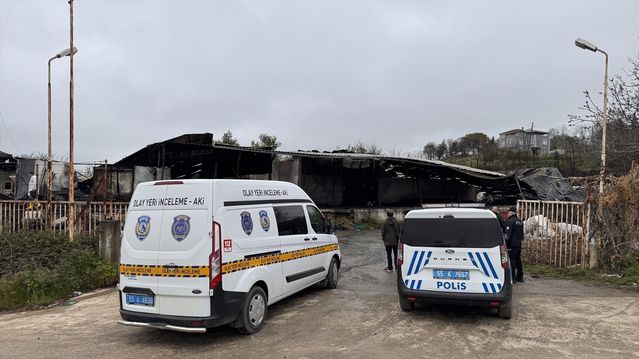 Samsun'da Depo Yangını Kontrol Altına Alındı