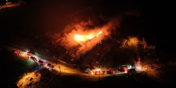 Samsun'da Depo Yangını - Son Dakika