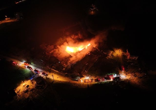 Samsun'da Depo Yangını - Son Dakika