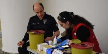 Samsun'da Emniyet'ten Kan Bağışı - Son Dakika