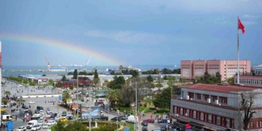 Samsun'da Gökkuşağı Görsel Şöleni - Son Dakika