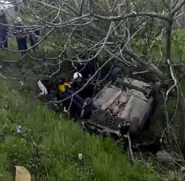 Samsun'da Kaza: Sürücü Yaralandı - Son Dakika