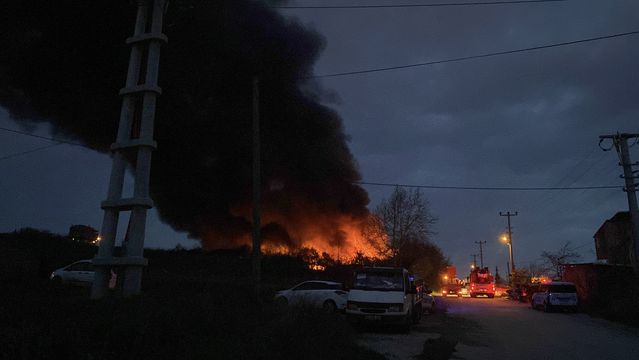 Samsun'da Meyve Deposunda Yangın - Son Dakika