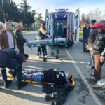 Samsun'da Motosiklet ve Scooter Çarpıştı