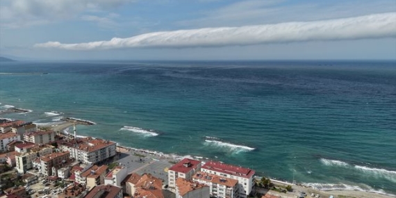 Samsun'da Nadir Rulo Bulut Oluşumu
