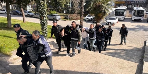 Samsun'da Suç Örgütü Operasyonu: 17 Tutuklama