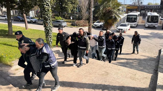 Samsun'da Suç Örgütü Operasyonu: 17 Tutuklama