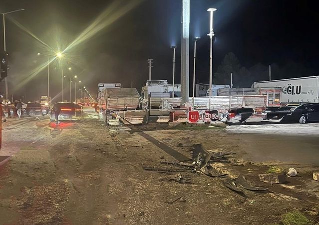 Samsun'da Trafik Kazası: 1 Yaralı