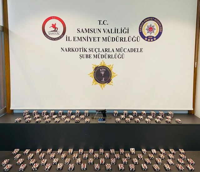 Samsun'da Uyuşturucu Operasyonu: 18 Bin Hap Ele Geçirildi