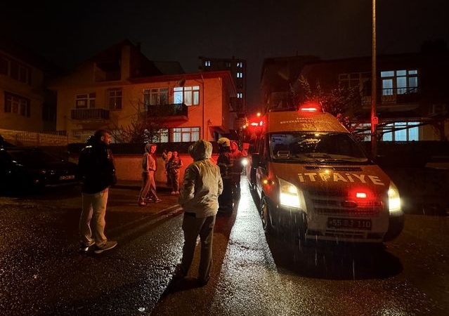 Samsun'da Yangında Bebek ve Anne Hastaneye Kaldırıldı